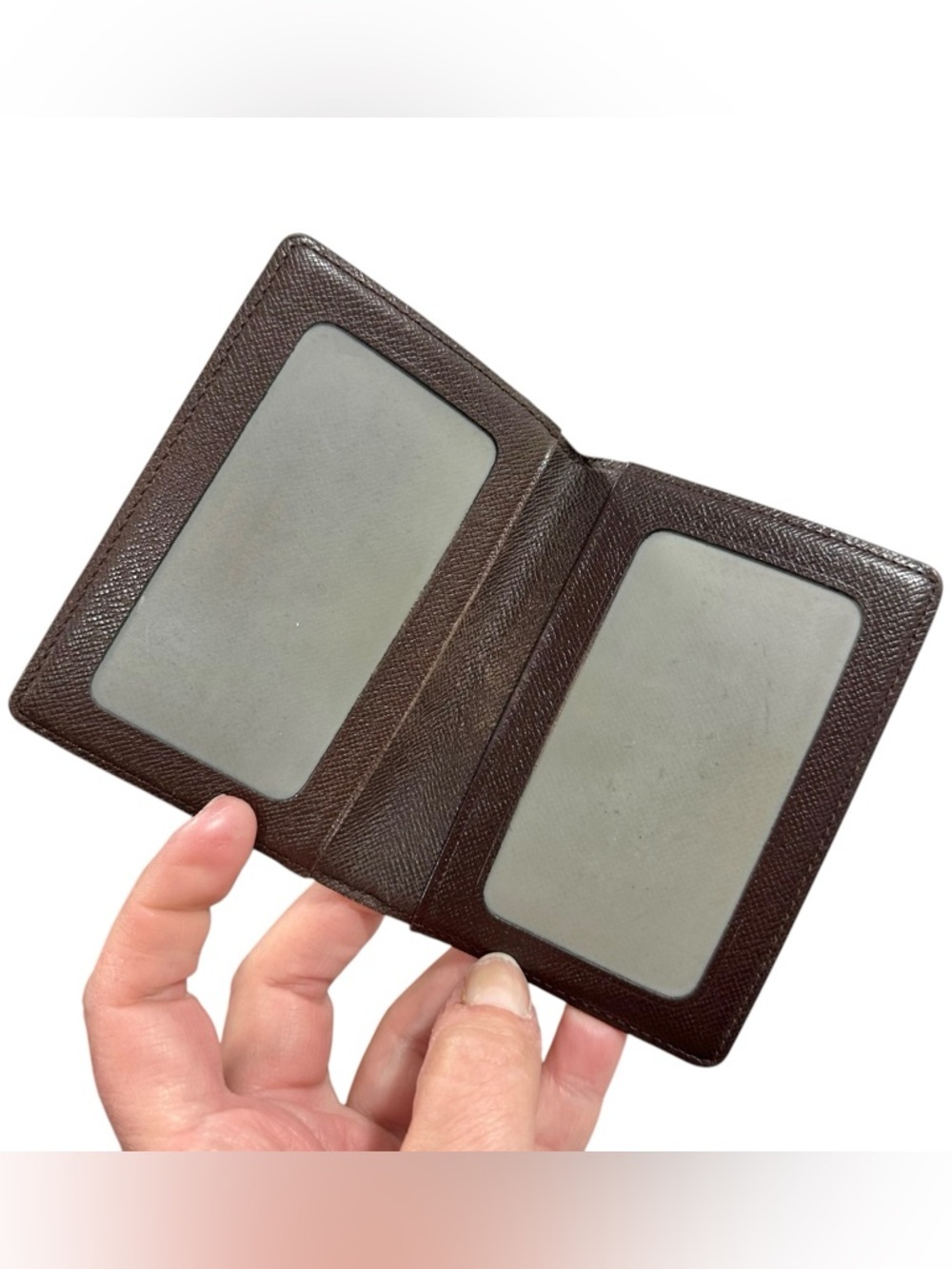 Louis Vuitton Brown Checkered Compact Wallet - Picture 4 of 11